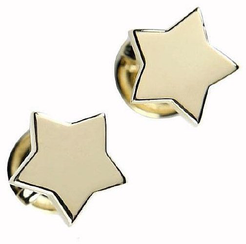 Пусеты Geoma Jewelry 21102 вес 2 г золото, без вставок купить,NaN