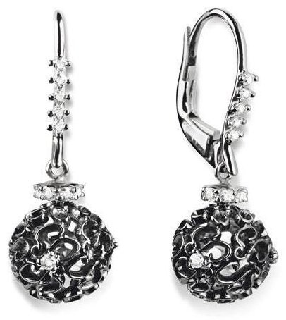 Серьги Alfieri 20042664 вес 17.65 г золото, бриллиант купить,NaN