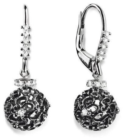 Серьги Alfieri 20042664 вес 17.65 г золото, бриллиант купить,NaN