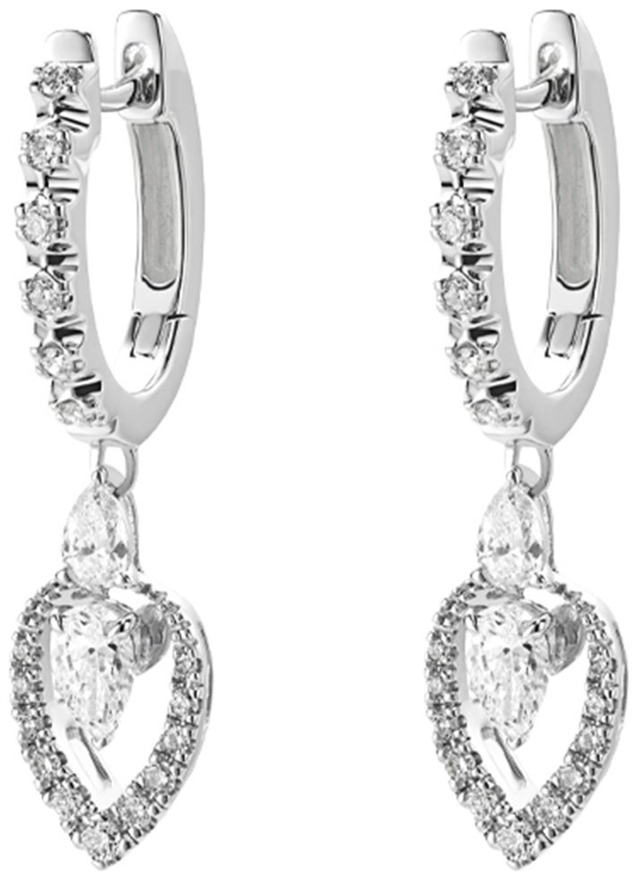 Серьги Casato ORX-1271BT-W вес 4.13 г золото, бриллиант купить,NaN