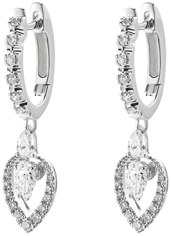 Серьги Casato ORX-1271BT-W вес 4.13 г золото, бриллиант купить,NaN