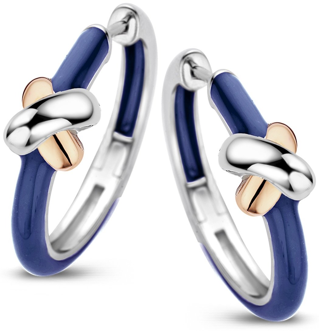 Серьги Tirisi TM7080NA(2P) вес 0.19 г серебро, золото, эмаль купить,NaN