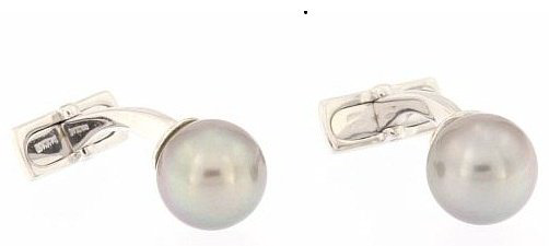 Запонки Damiani 20017801 вес 5.7 золото, жемчуг купить,NaN