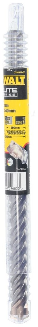 DeWALT бур DT60819-QZ (SDS-max, 22х200х340 мм) 1 шт купить,0