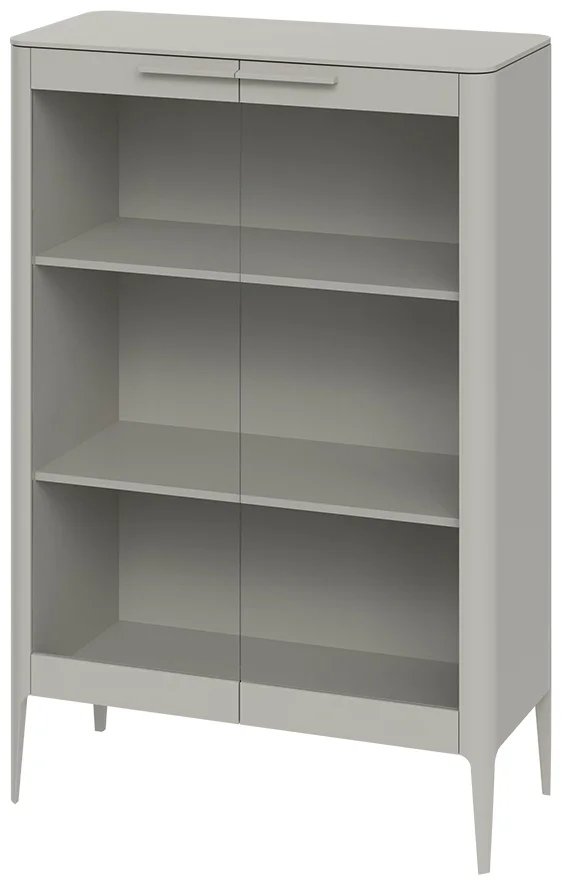 Витрина Ellipsefurniture Type 100х45х150см серо-бежевый