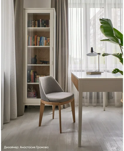 Витрина Ellipsefurniture Fjord L 62х42х202см белый