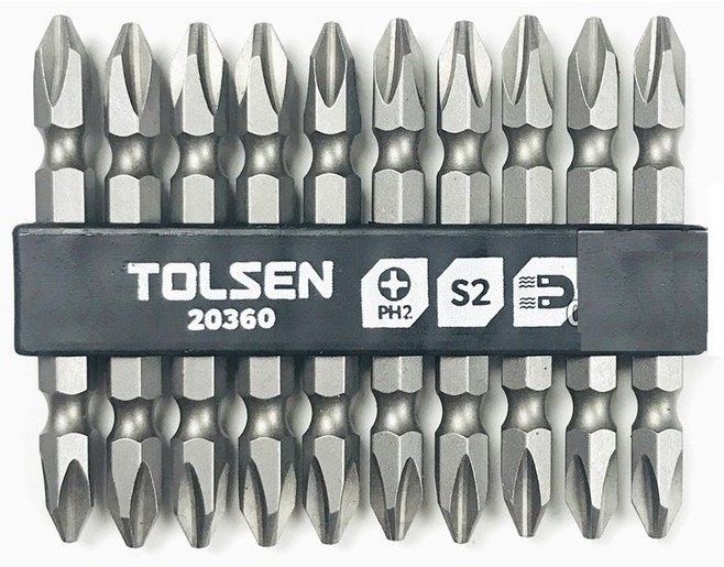 TOLSEN набор бит 20360 10 шт