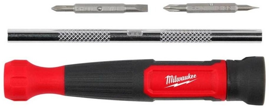Milwaukee отвертка с насадками PRECISION MULTI-BIT SCREWDRIVER набор из 4 предметов 4932480584