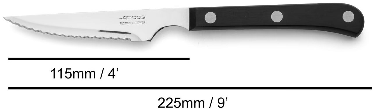 ARCOS столовый Steak Basics 374800, лезвие: нержавеющая сталь 1 шт купить,NaN