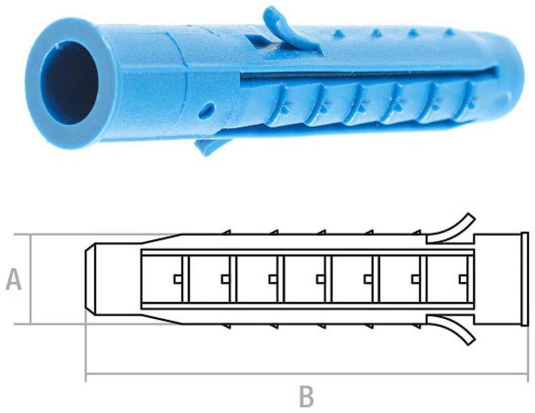 STARFIX дюбель распорный 10х60 мм, 250 шт