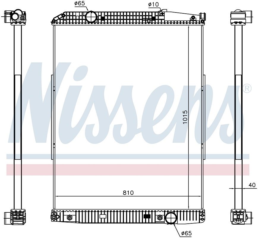 Nissens радиатор основной 627910 купить,NaN