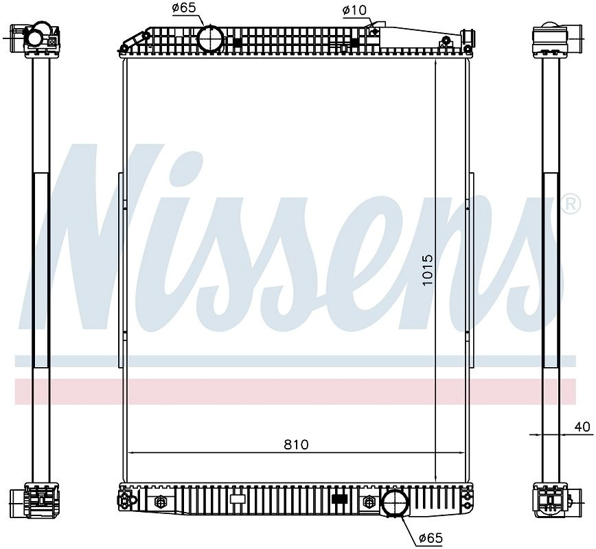 Nissens радиатор основной 627910 купить,NaN