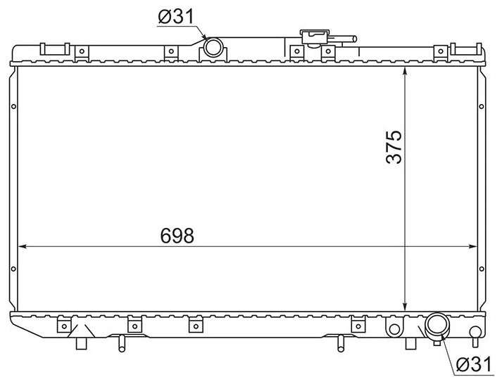 PATRON радиатор основной PRS3539 купить,NaN