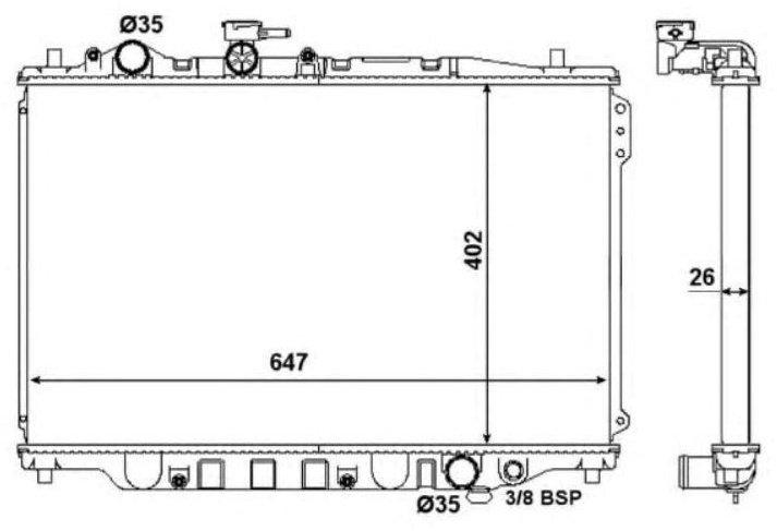 PATRON радиатор основной PRS4072 купить,NaN