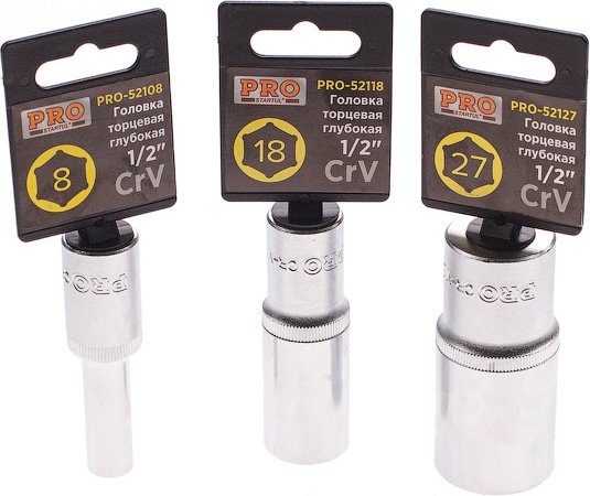 Startul торцевая головка глубокая 1/2 PRO-52127 1 шт