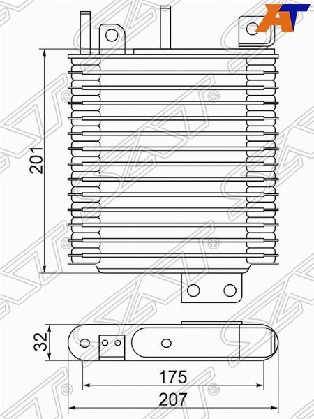SAT радиатор АКПП ST-MR983077 купить,NaN