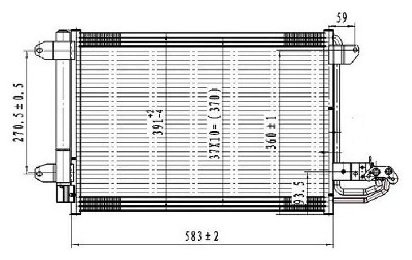 SAT радиатор кондиционера ST-VW26-394-0 купить,NaN