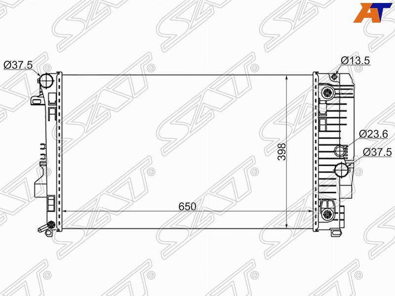 SAT радиатор основной MB0016 купить,NaN