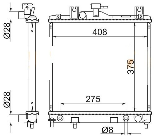 SAT радиатор основной MC00013 купить,NaN