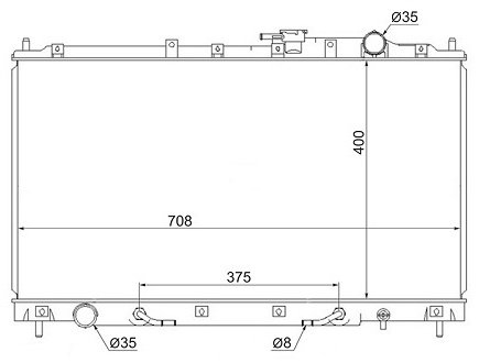 SAT радиатор основной MC0003 купить,NaN