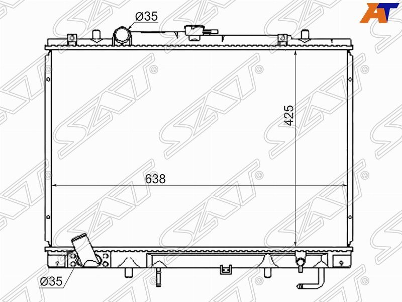 SAT радиатор основной MC0066-V6 купить,NaN