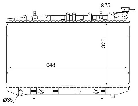 SAT радиатор основной NS0001-14 купить,NaN