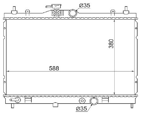 SAT радиатор основной NS0001-G11 купить,NaN