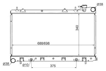SAT радиатор основной SB0001-99-2R купить,NaN
