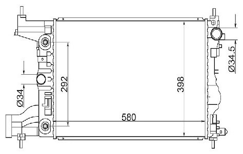 SAT радиатор основной SG-CH0006-1 купить,NaN