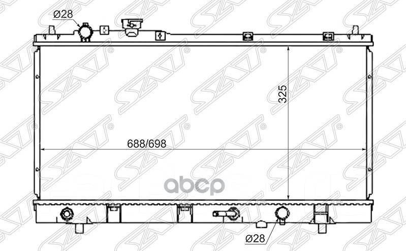 SAT радиатор основной SG-MZ0001-1 купить,NaN