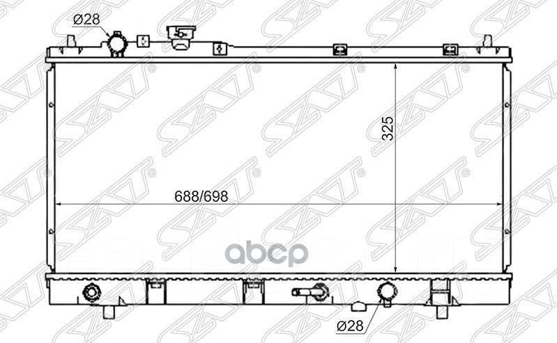 SAT радиатор основной SG-MZ0001-1 купить,NaN