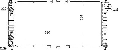 SAT радиатор основной SG-MZ0002-V6 купить,NaN