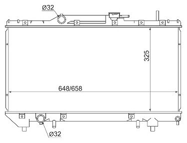 SAT радиатор основной SG-TY0002-AT190 купить,NaN