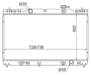 SAT радиатор основной SG-TY0003-ACV30 купить,NaN