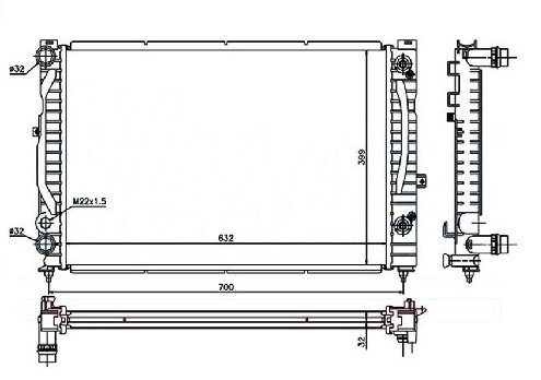 SAT радиатор основной SG-VW0003 купить,NaN