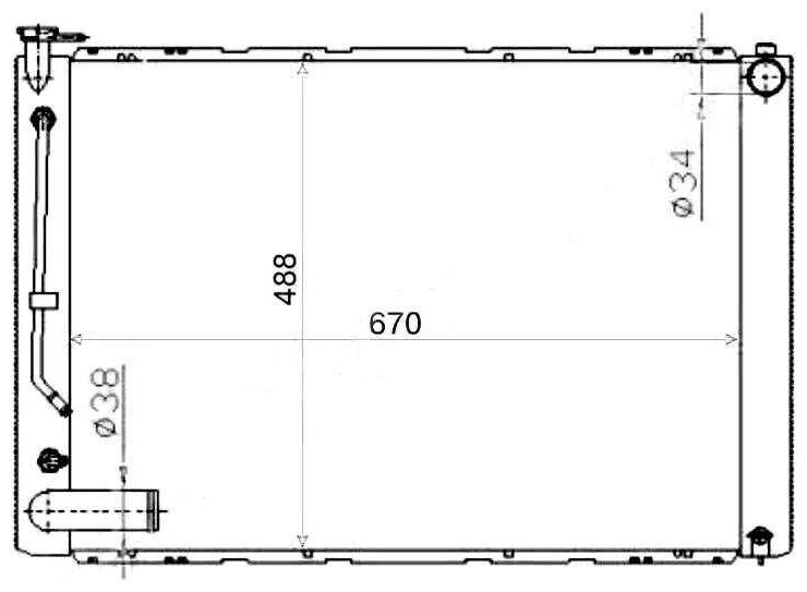 SAT радиатор основной TY0003MCU30 купить,NaN