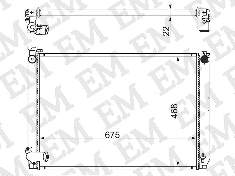 SAT радиатор основной TY0003-MHU38 купить,NaN
