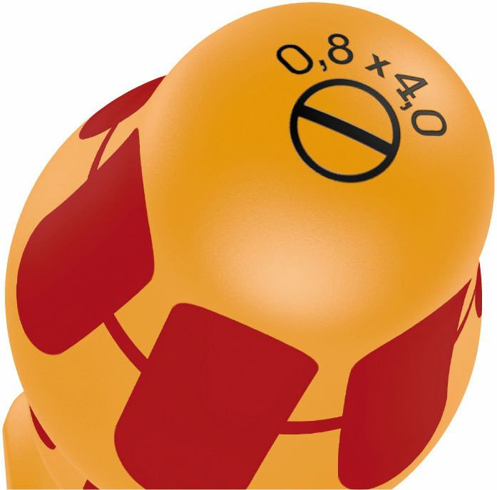 Wera отвертка диэлектрическая 5051583001 SL4х100 мм, 1 шт.