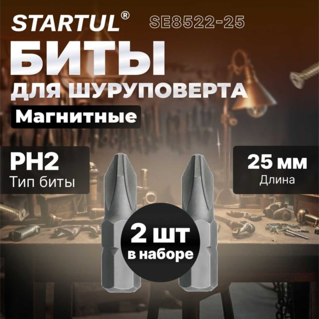 Expert набор бит SE8522-25 2 шт купить,0