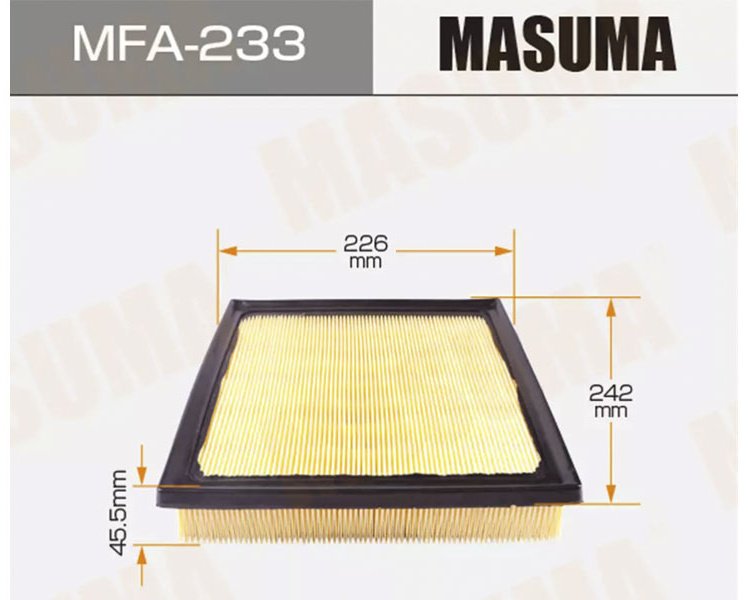 MASUMA воздушный фильтр MFA-233
