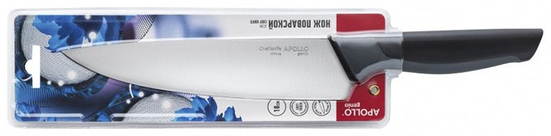 Apollo поварской Atom ATM-02, лезвие: нержавеющая сталь 1 шт - ForteMarket Apollo поварской Atom ATM-02, лезвие: нержавеющая сталь 1 шт купить,0