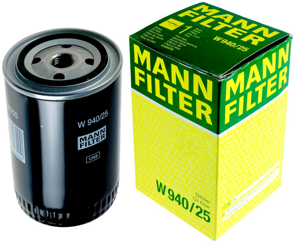 MANN-FILTER масляный фильтр W940/25