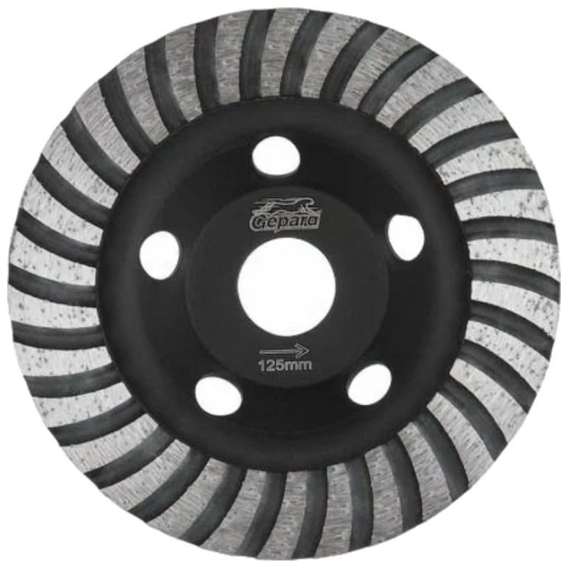 Gepard алмазная чашка GP0806-125 125x22.2 мм 1 шт