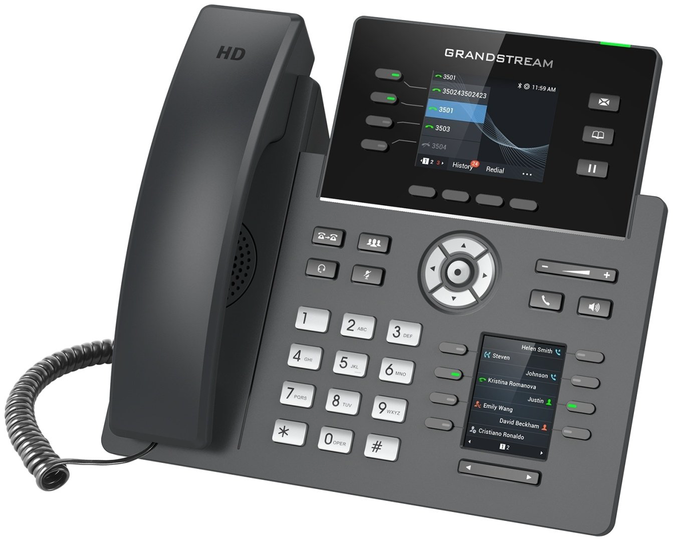 IP-телефон Grandstream GRP2614 черный купить,78058