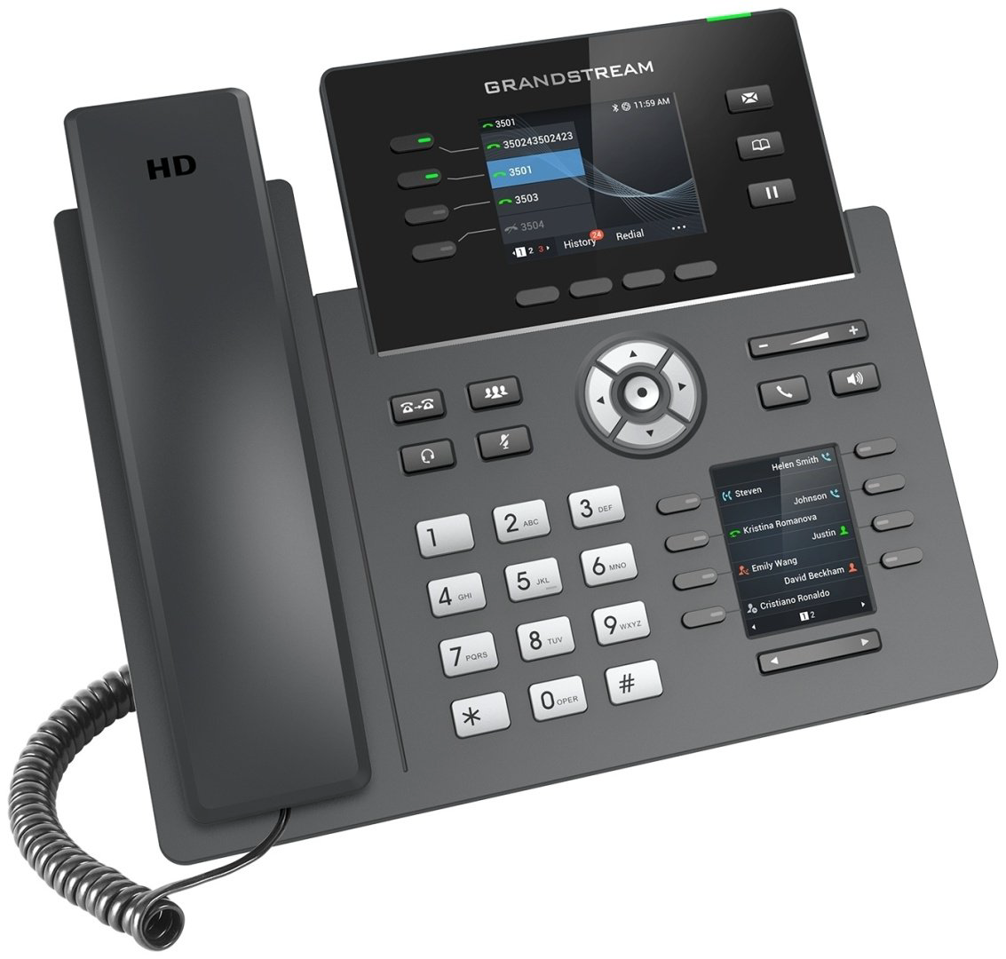 IP-телефон Grandstream GRP2614 черный купить,78058