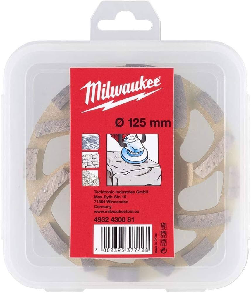 Milwaukee алмазная чашка 4932430081 125x22.23 мм 1 шт