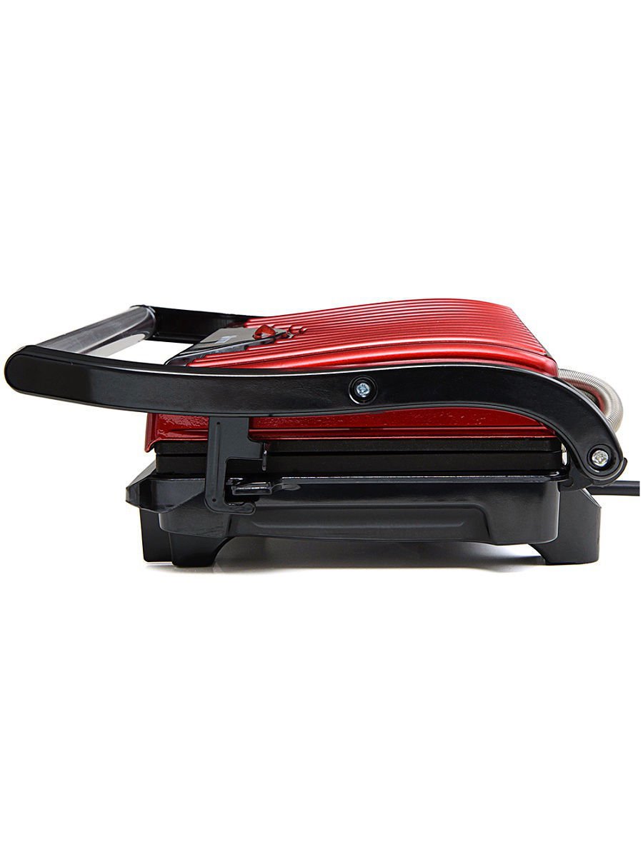 Бутербродница Kitfort КТ-1609 Panini Maker красная купить,0