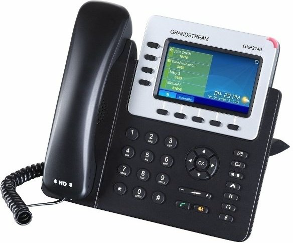 IP-телефон Grandstream GXP2140 черный купить,NaN