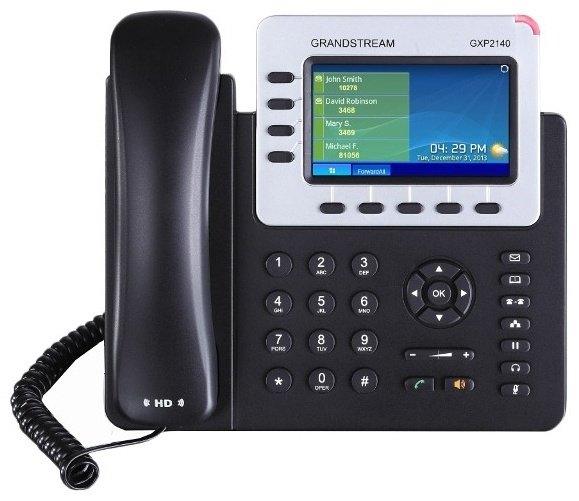 IP-телефон Grandstream GXP2140 черный - ForteMarket IP-телефон Grandstream GXP2140 черный купить,0