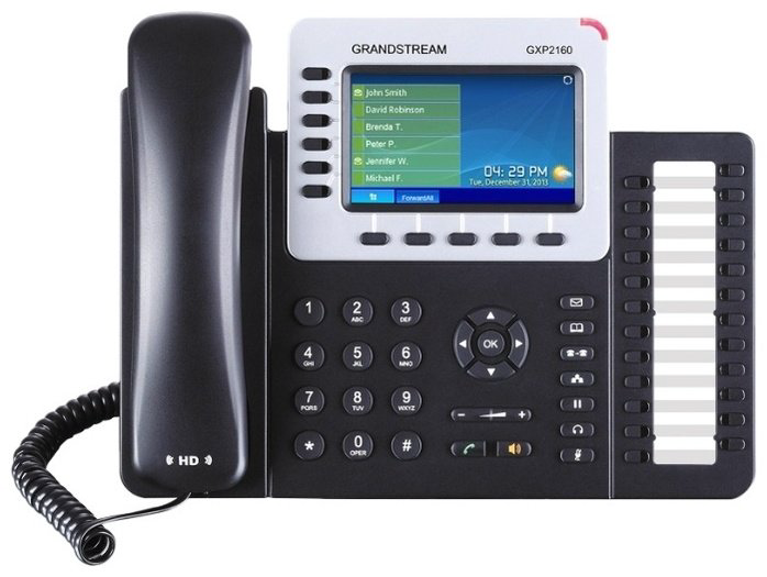 IP-телефон Grandstream GXP2160 черный - ForteMarket IP-телефон Grandstream GXP2160 черный купить,69817